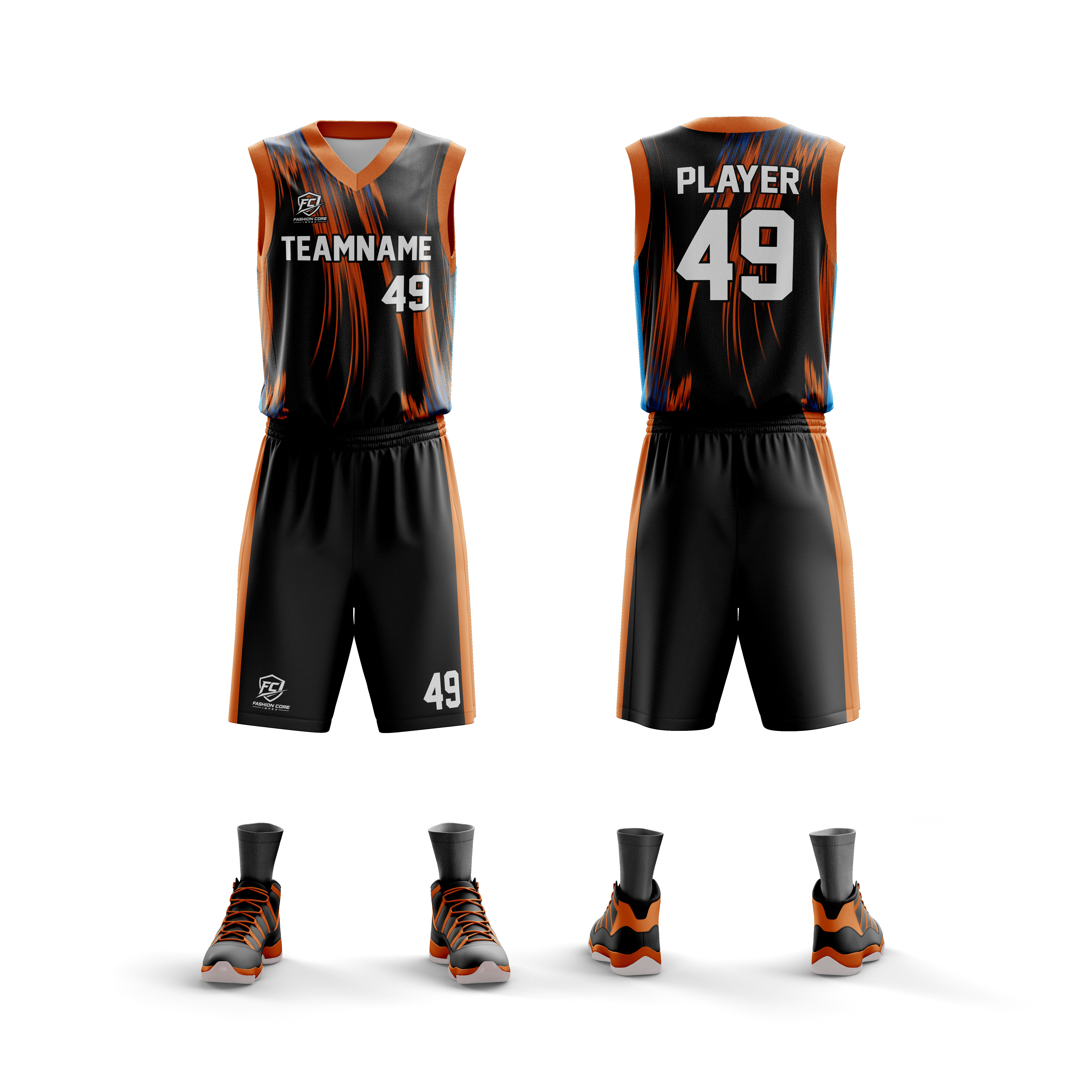 Basketball Uniforms - Design 1