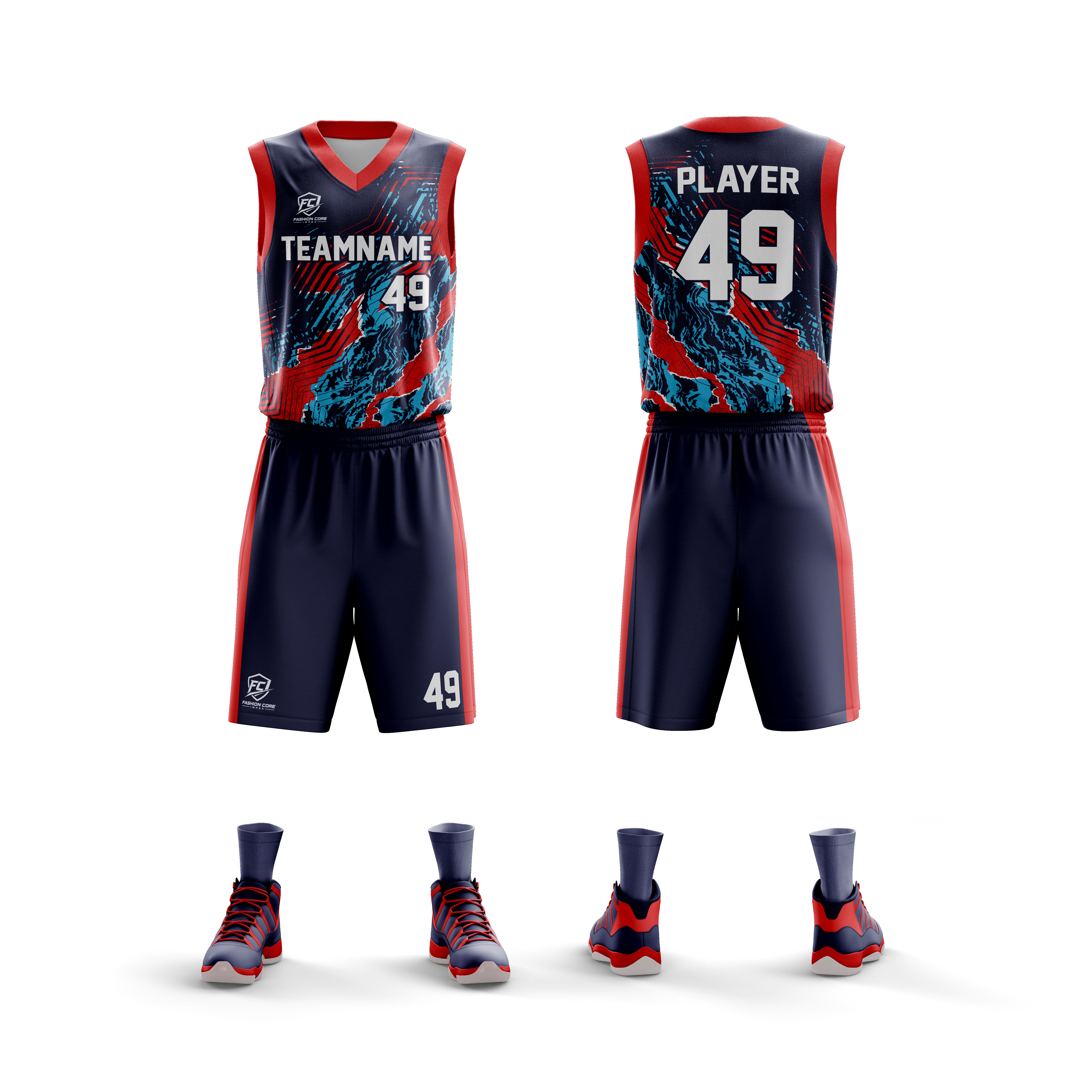 Basketball Uniforms (Design #2)